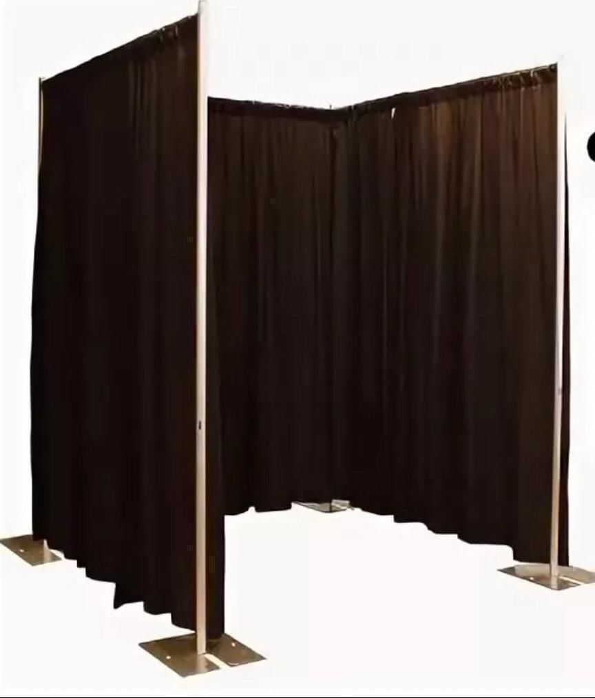 Перегородка ширма конструкция  мобильная pipe and drape ткань в наличии