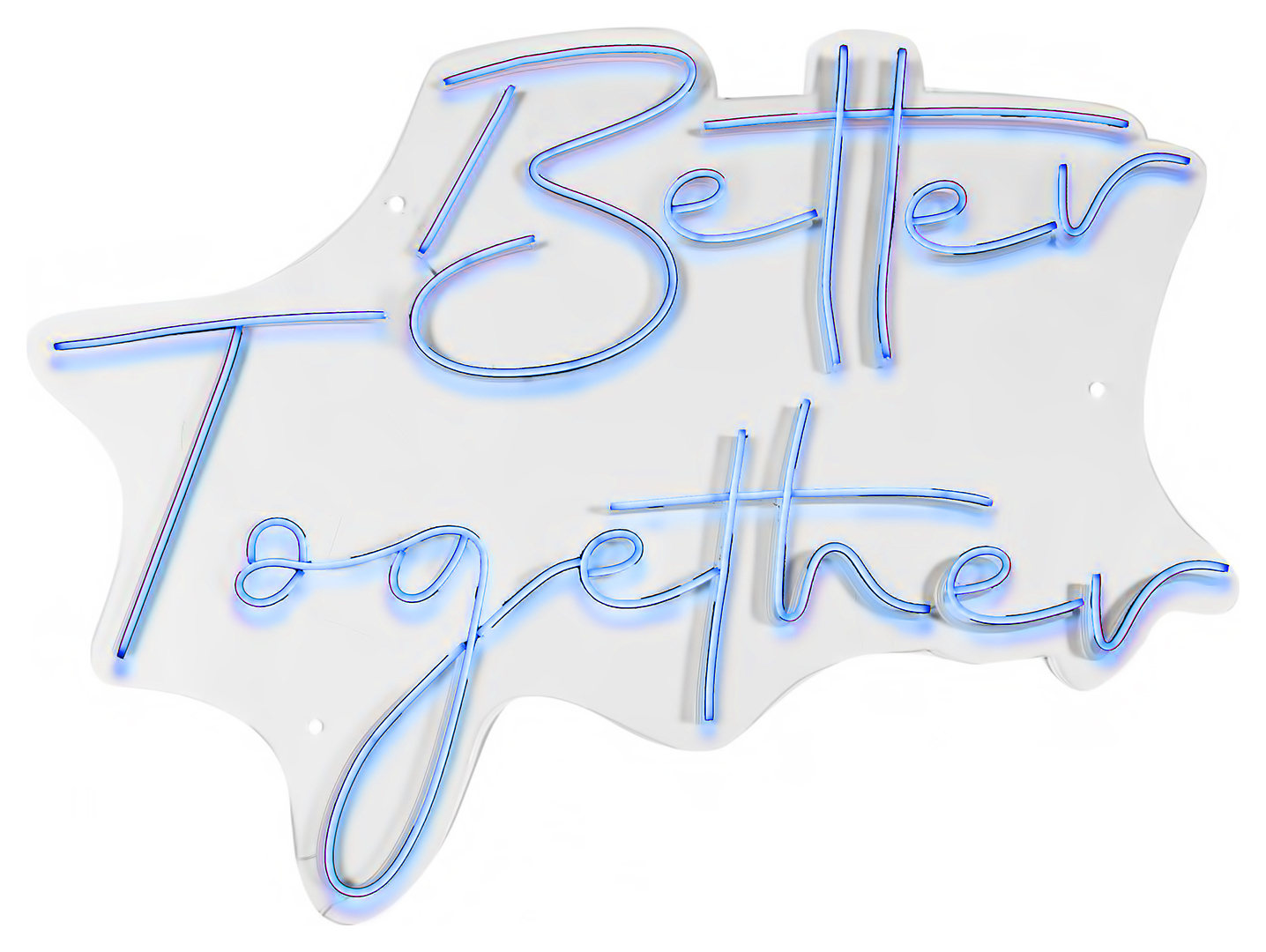Вывеска Неоновая "Better Together"