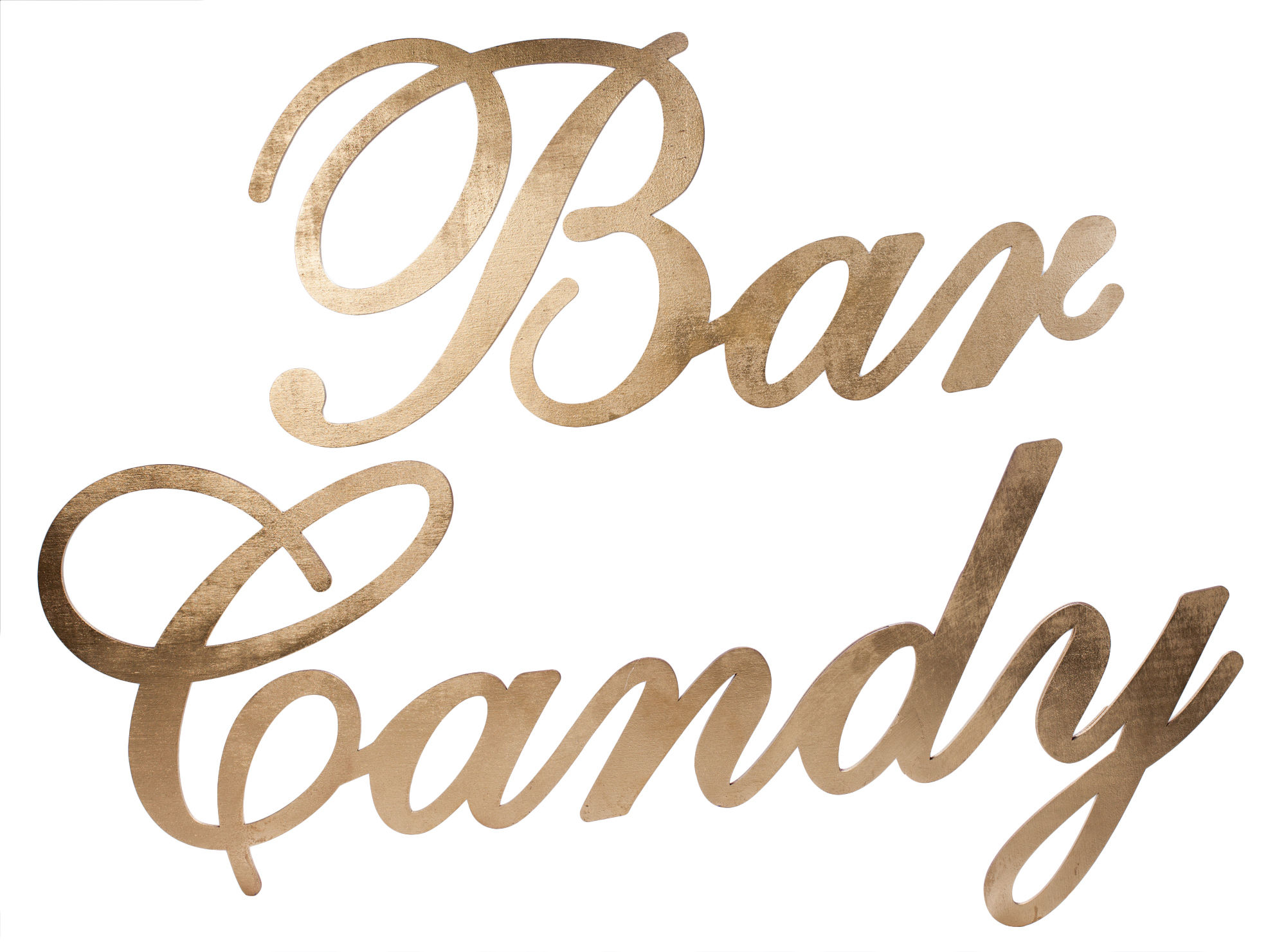 Надпись «Candy Bar»
