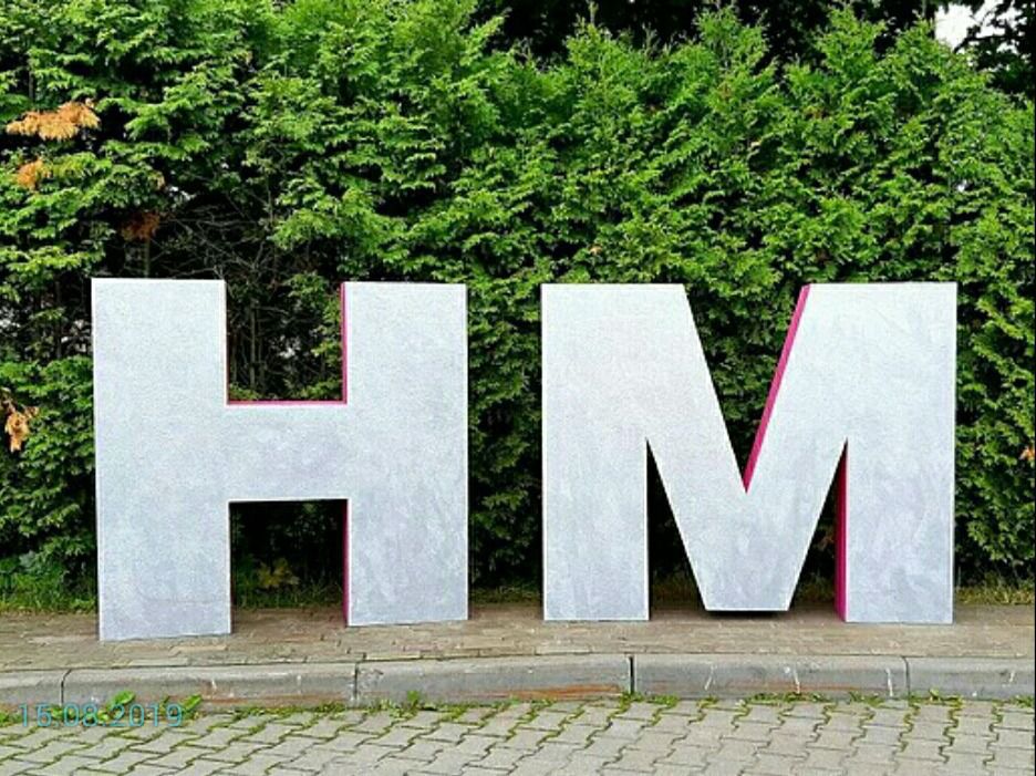 Буквы обьемные НМ