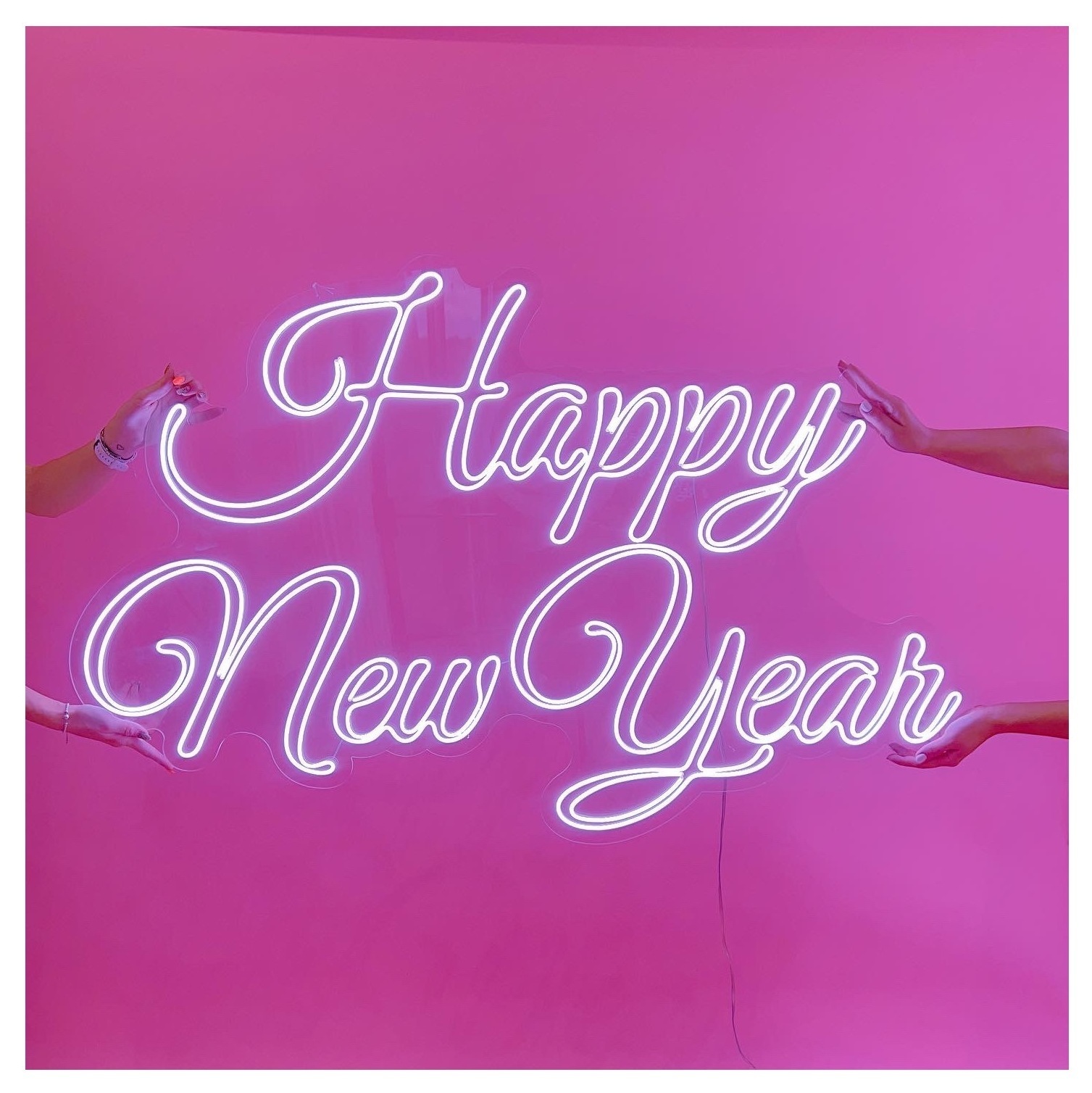 Неоновая вывеска HAPPY NEW YEAR