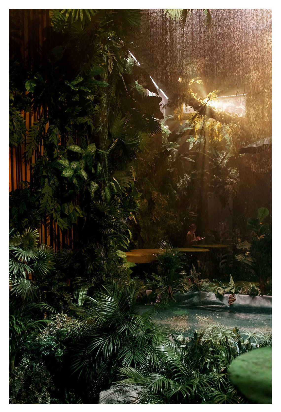 Лист монстеры силиконовый средний