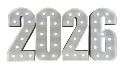 Светящиеся цифры 2026