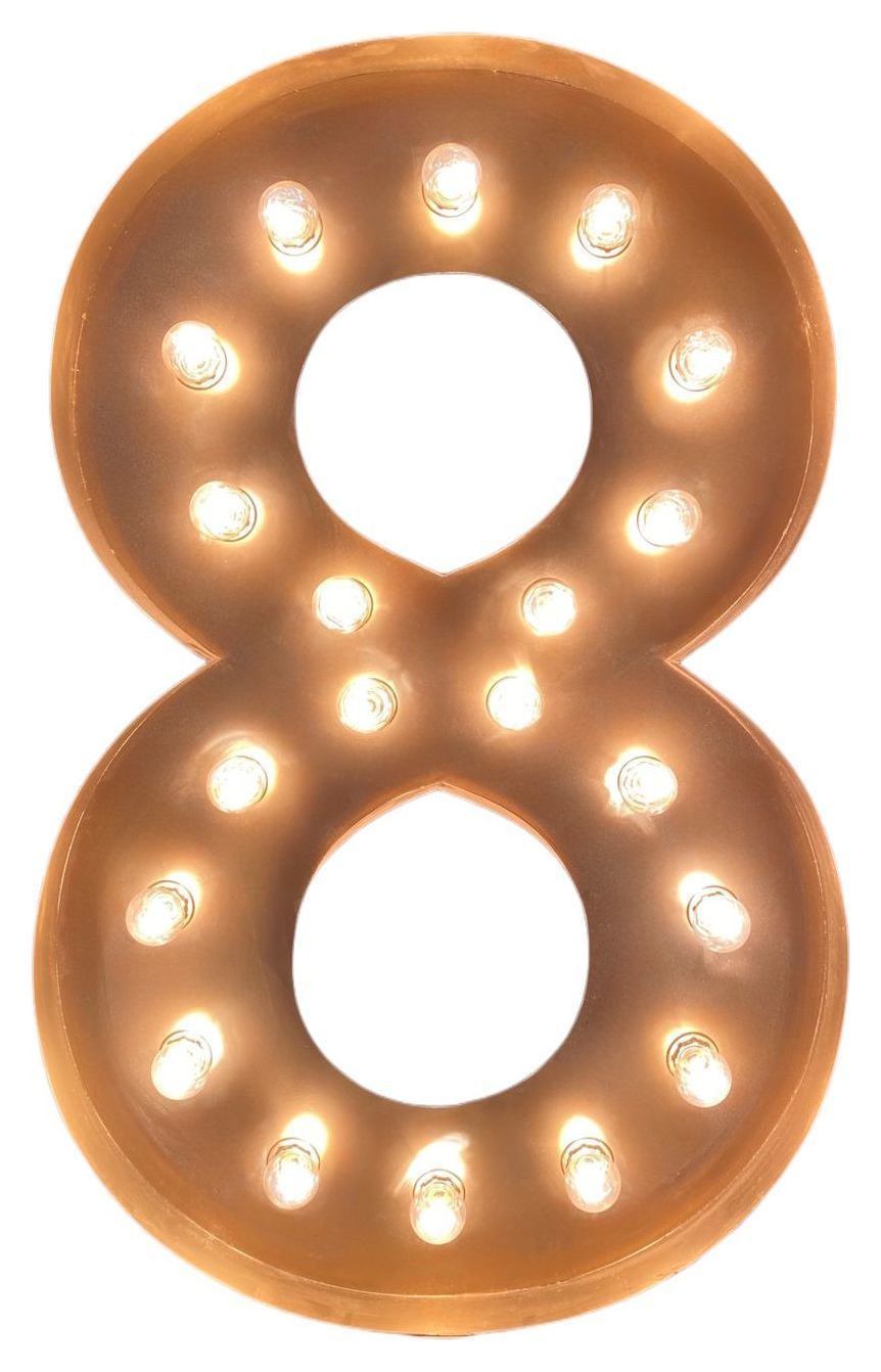 Световая цифра "8" 70см