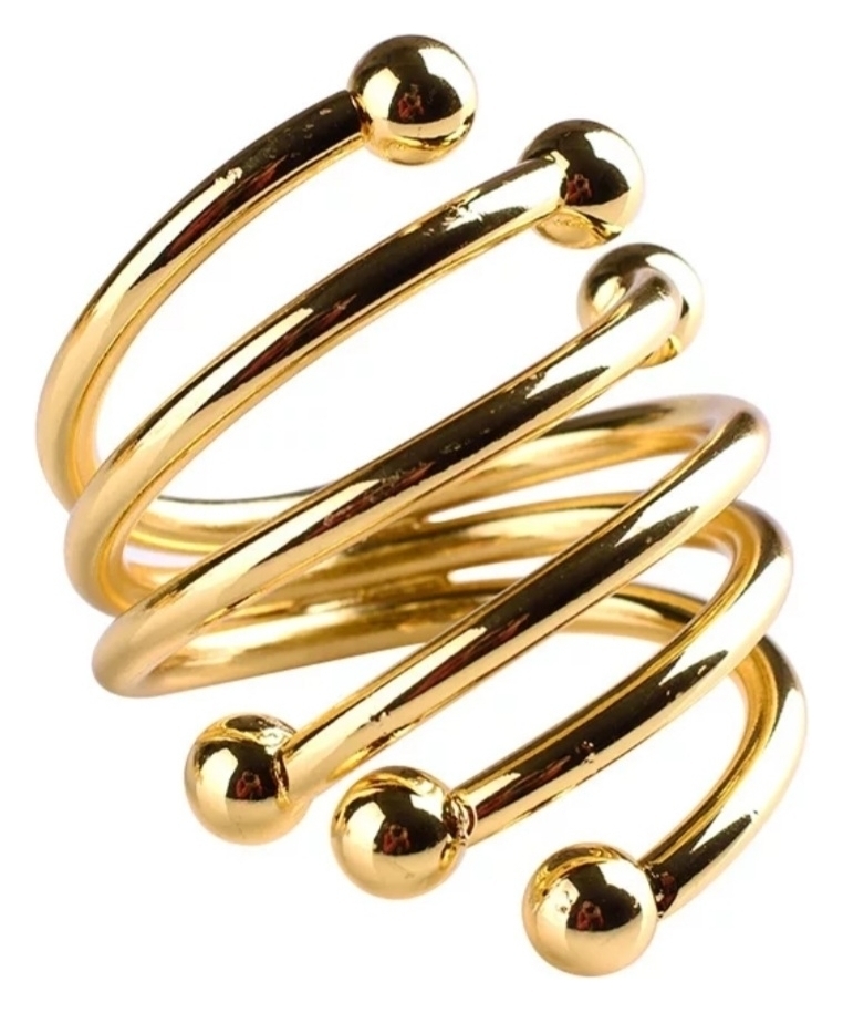 Кольцо для салфеток gold ring