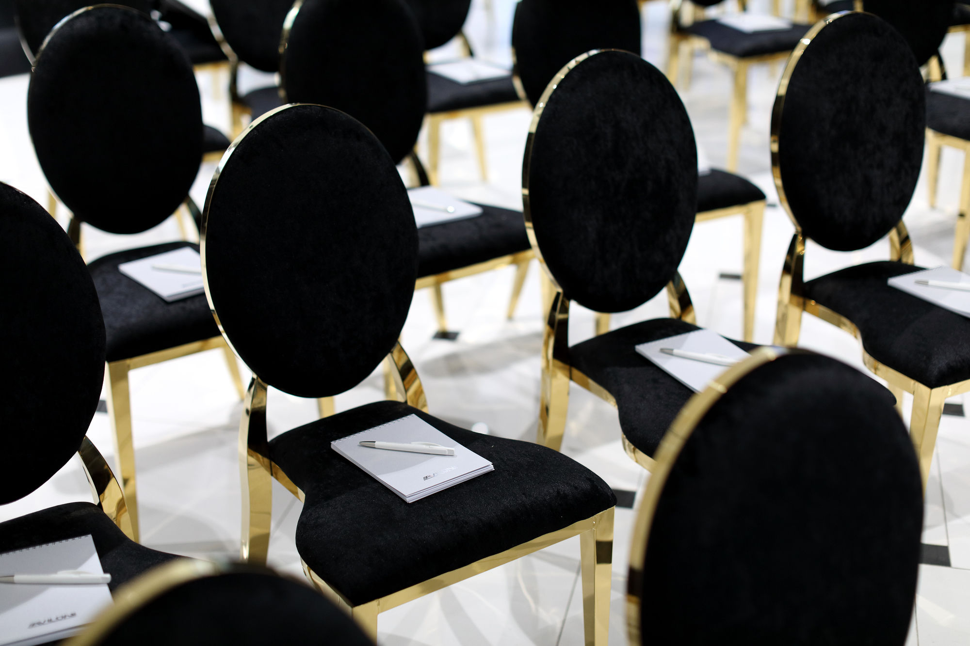 Стул WASHINGTON Gold&Black бархат