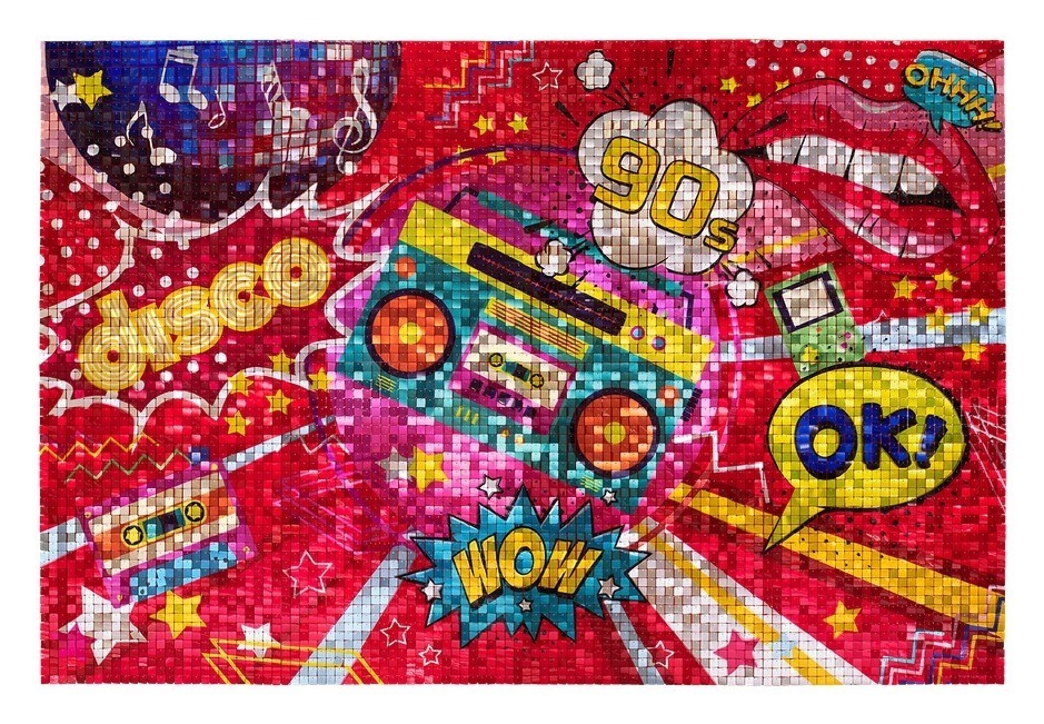 Ширма из пайеток Диско 90х