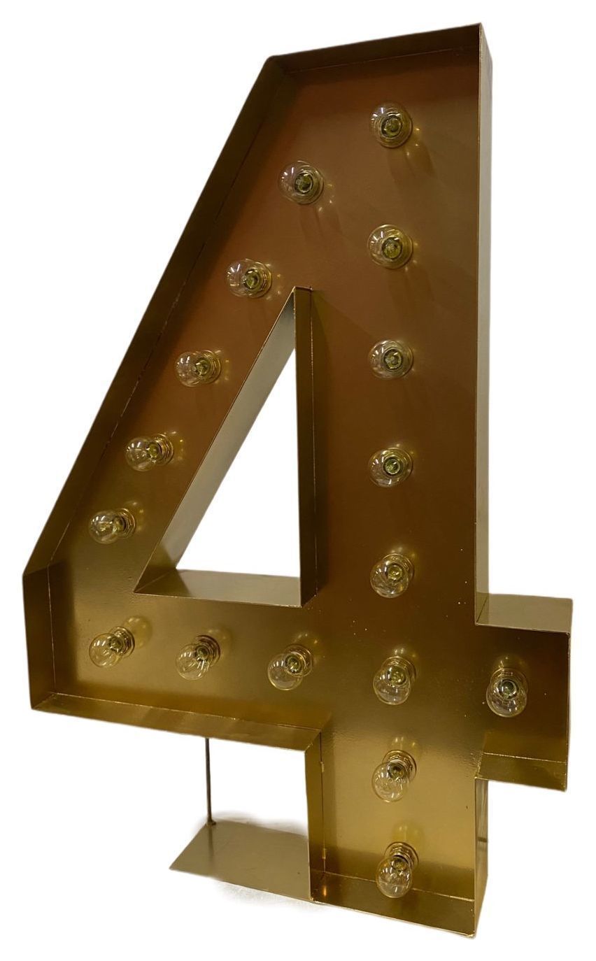 Световая цифра "4" 70см