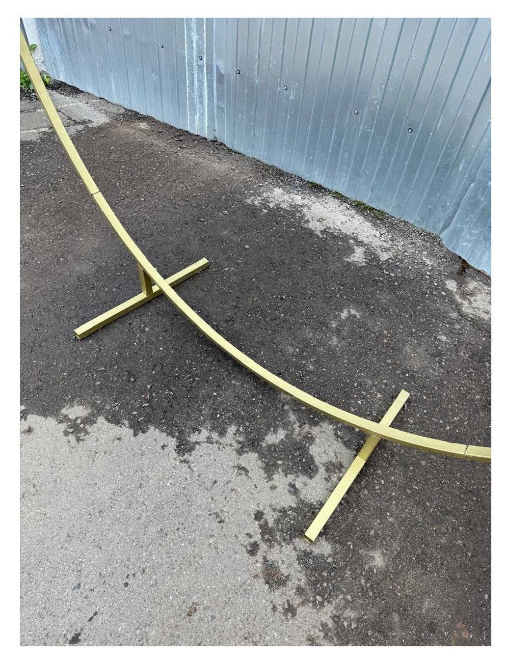 Круг золото 2х2м