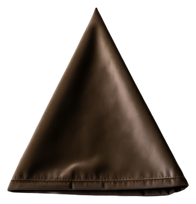 Салфетка бархатная шоколадная 45×45 см