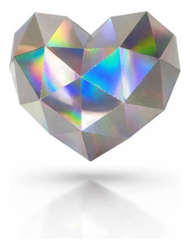 Сердце голографическое M