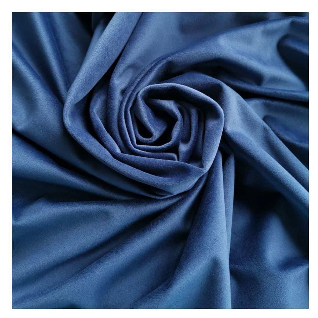 Отрез ткани, бахат, синий, 300*900см