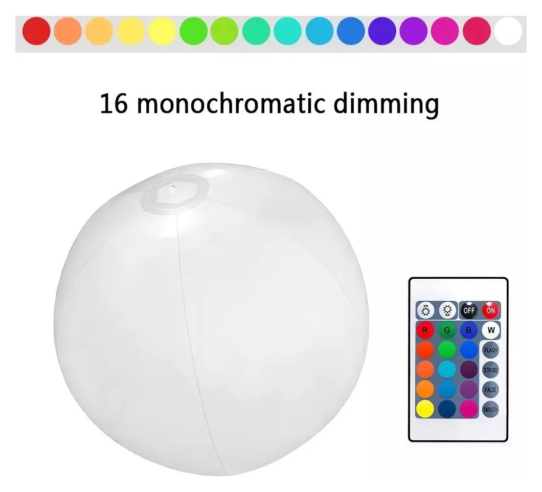 Надувной светящийся шар RGB, d-38