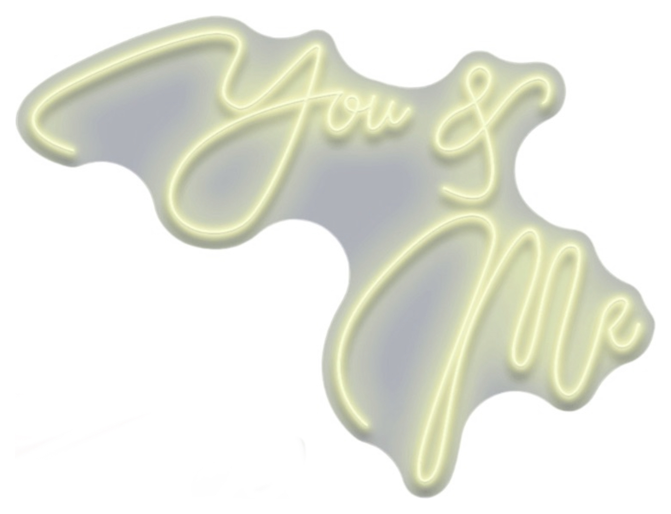 Вывеска « You & me»