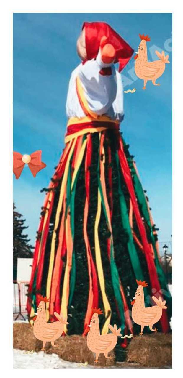 Чучело Масленицы высокое