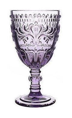 Бокал с узором PURPLE