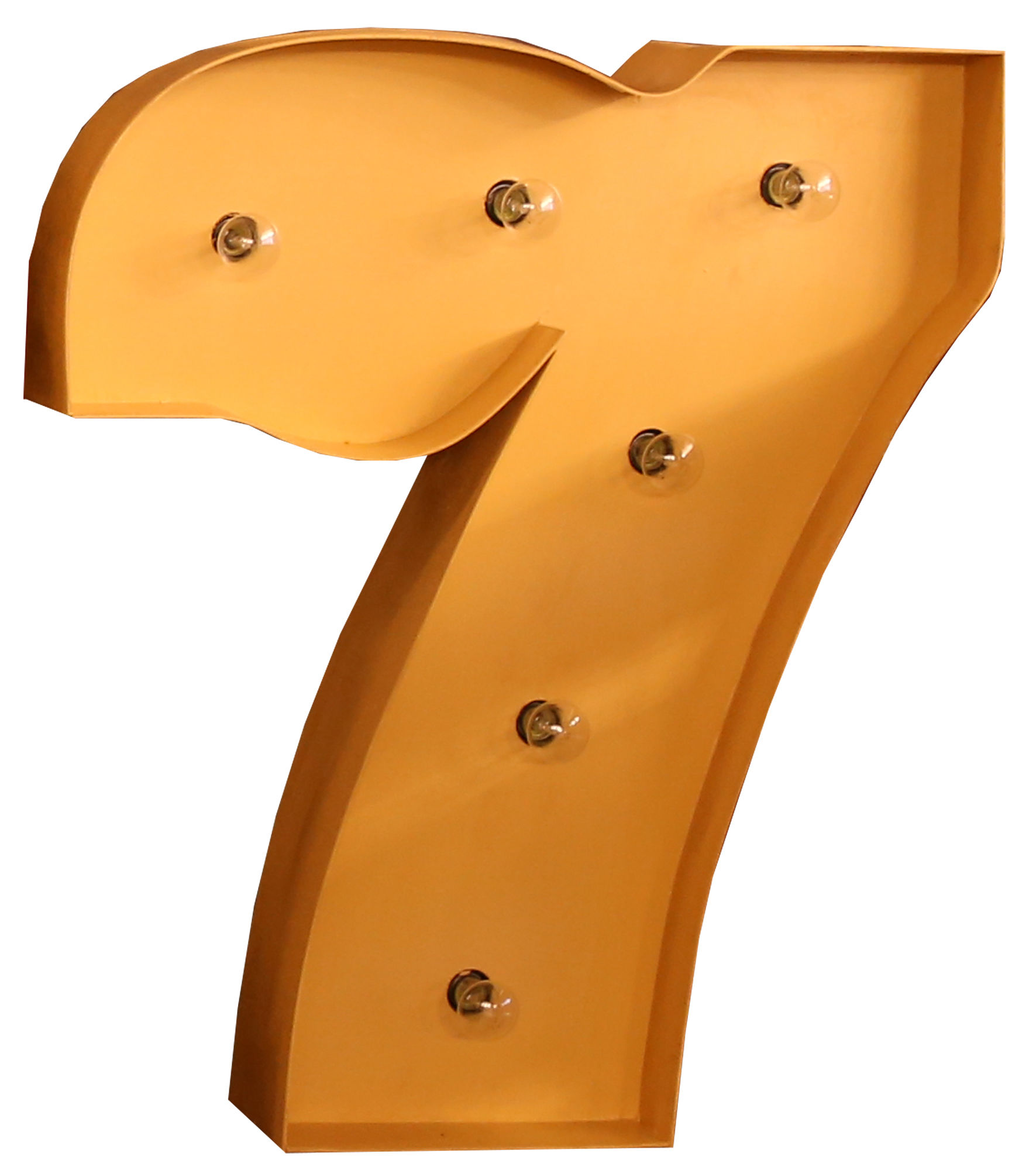 Световая цифра "7"
