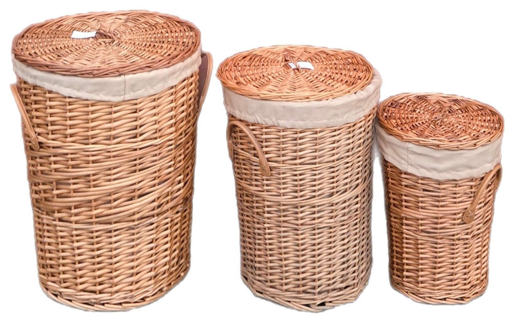 Корзины с ручкой сет из 3