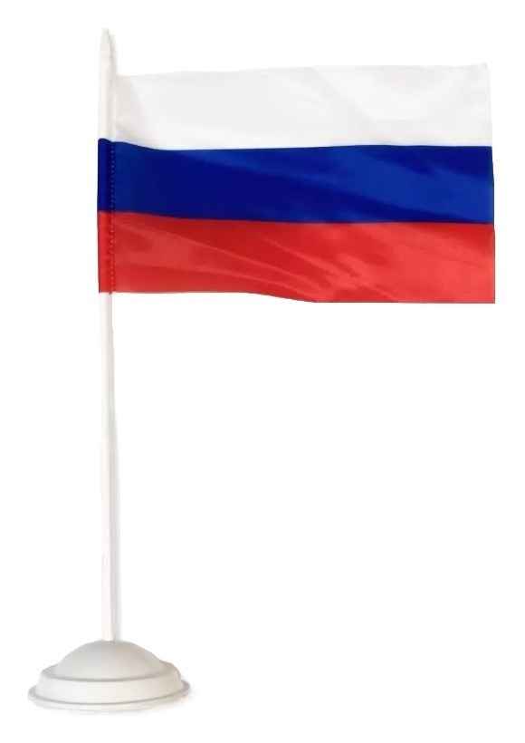 Флаг России с подставкой