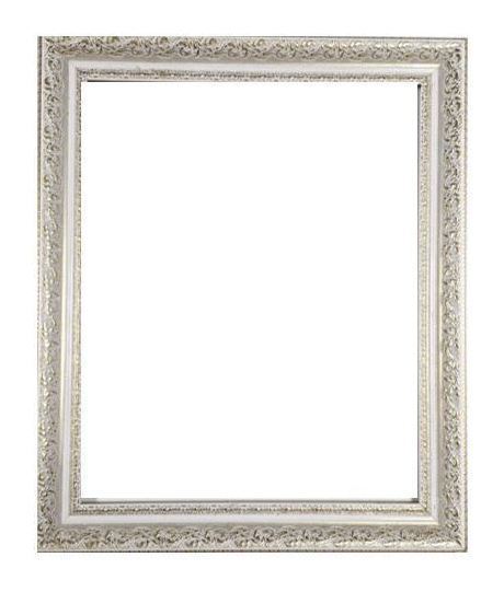Рама белая с золотом, 40*50 см