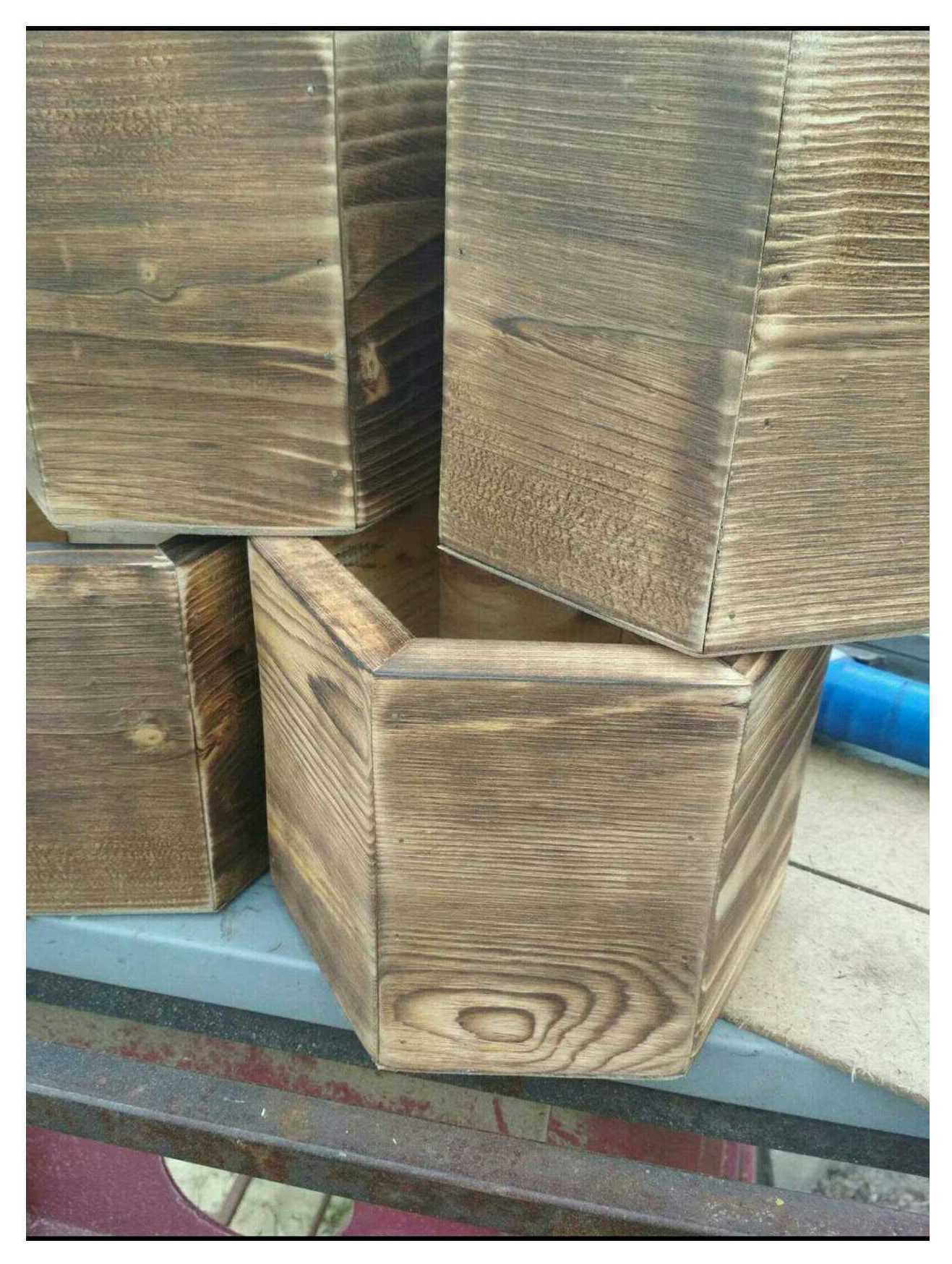 Кашпо шестиугольное дерево