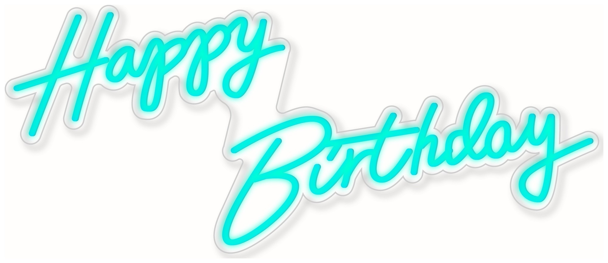Неоновая вывеска Happy Birthday