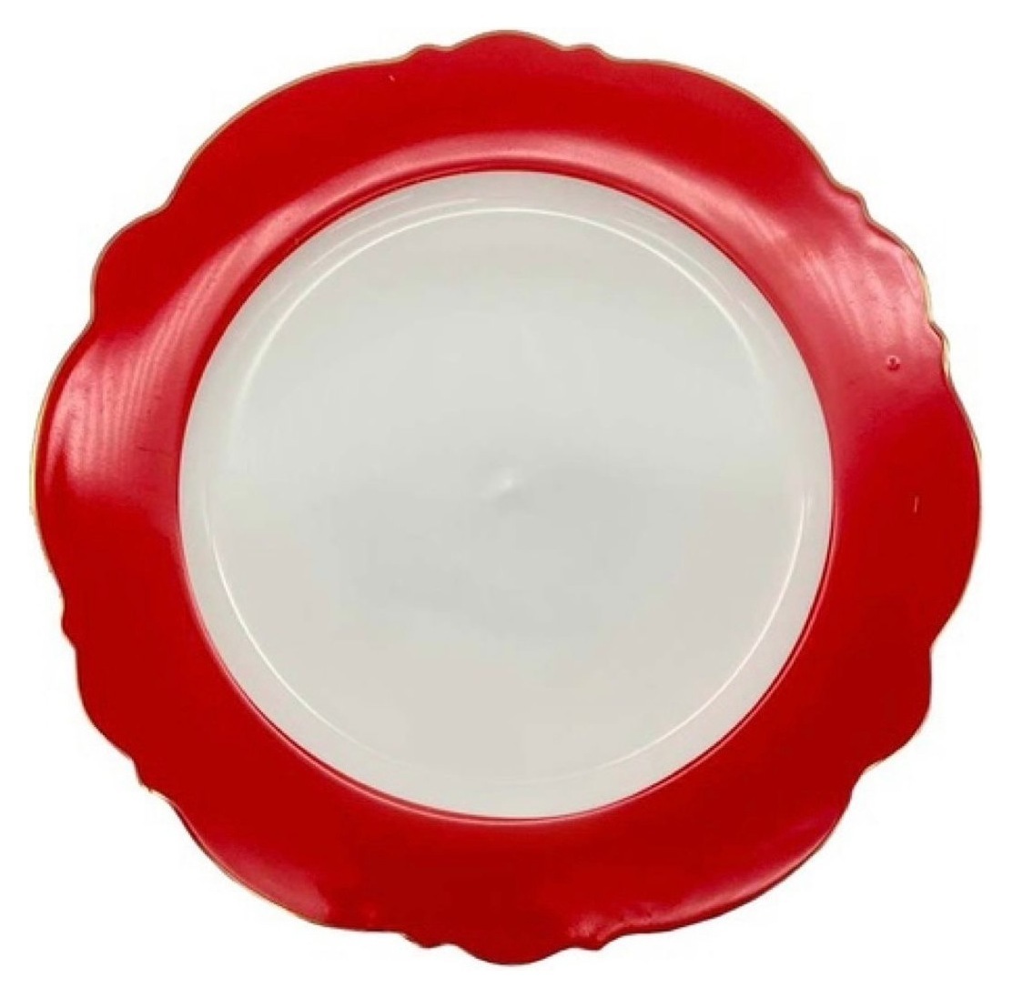 ТАРЕЛКА"IRREGUIAR RED GOID"