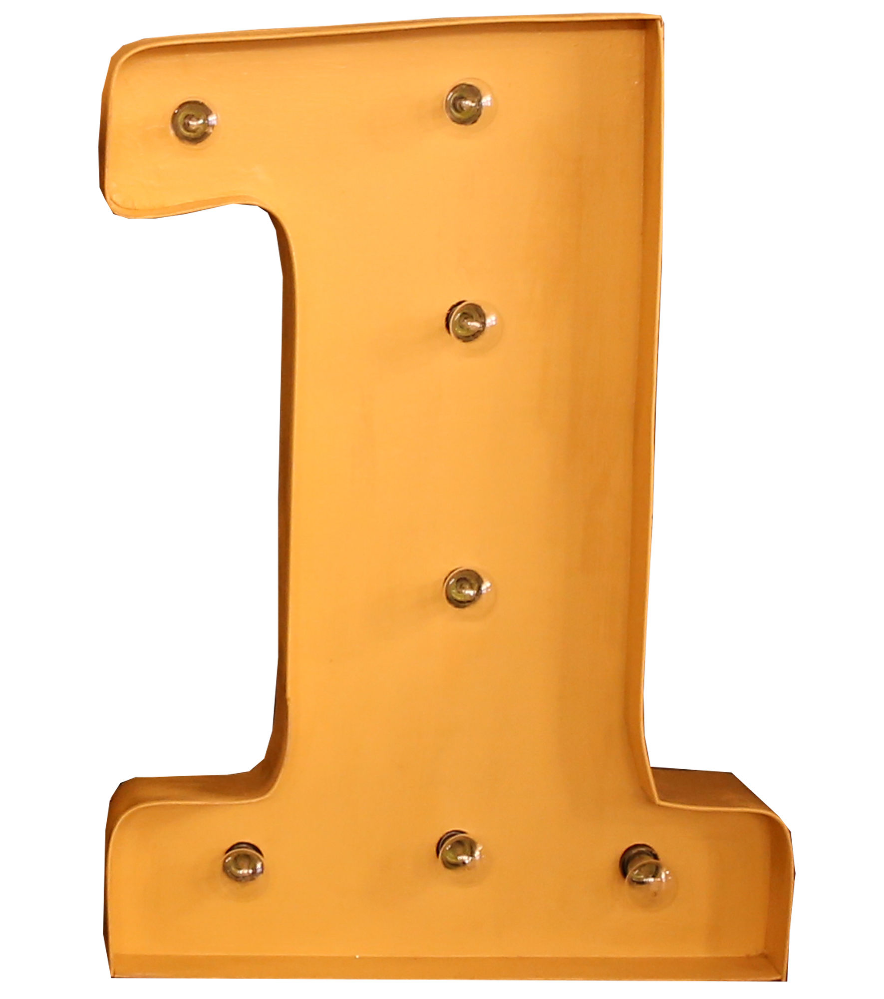 Световая цифра "1"