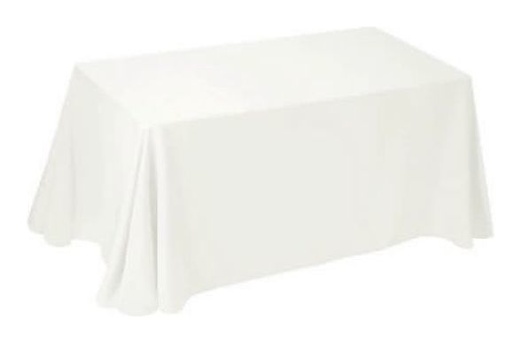 Скатерть Белая канвас 300*450 см