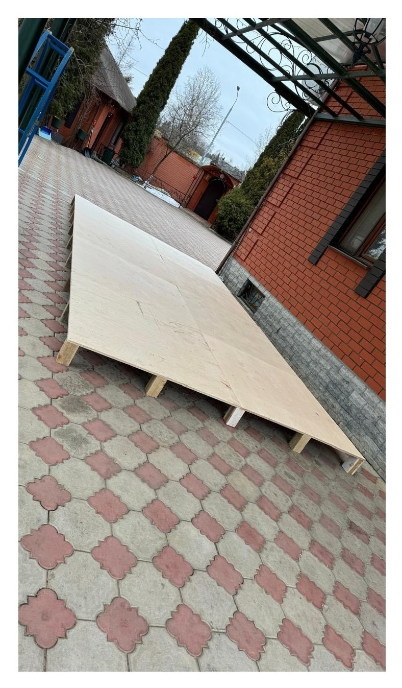 Подиум прямоугольный 6/3 каркас