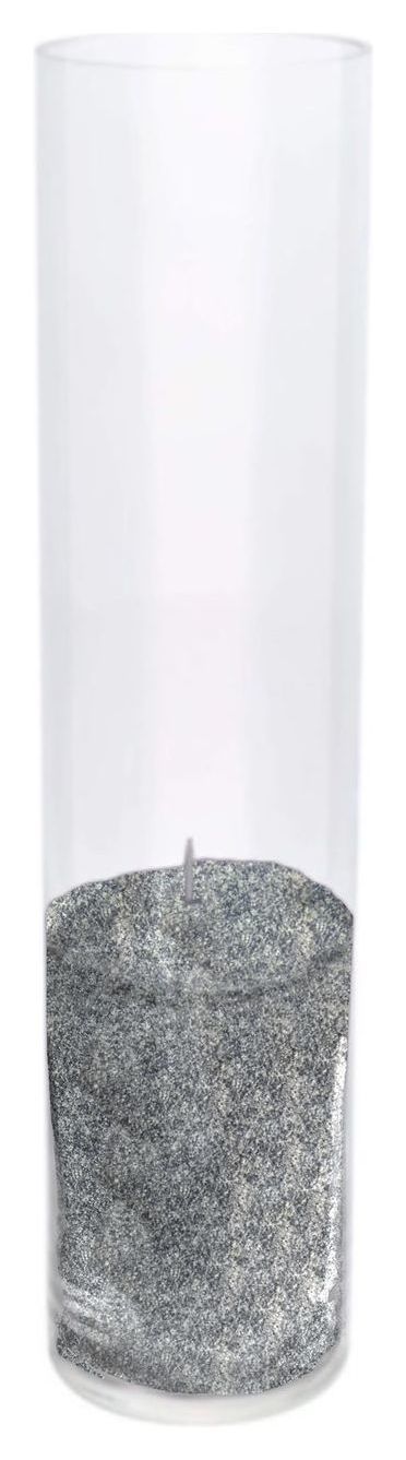 Насыпные свечи, графитовый воск, 90 см высота, 15 см диаметр