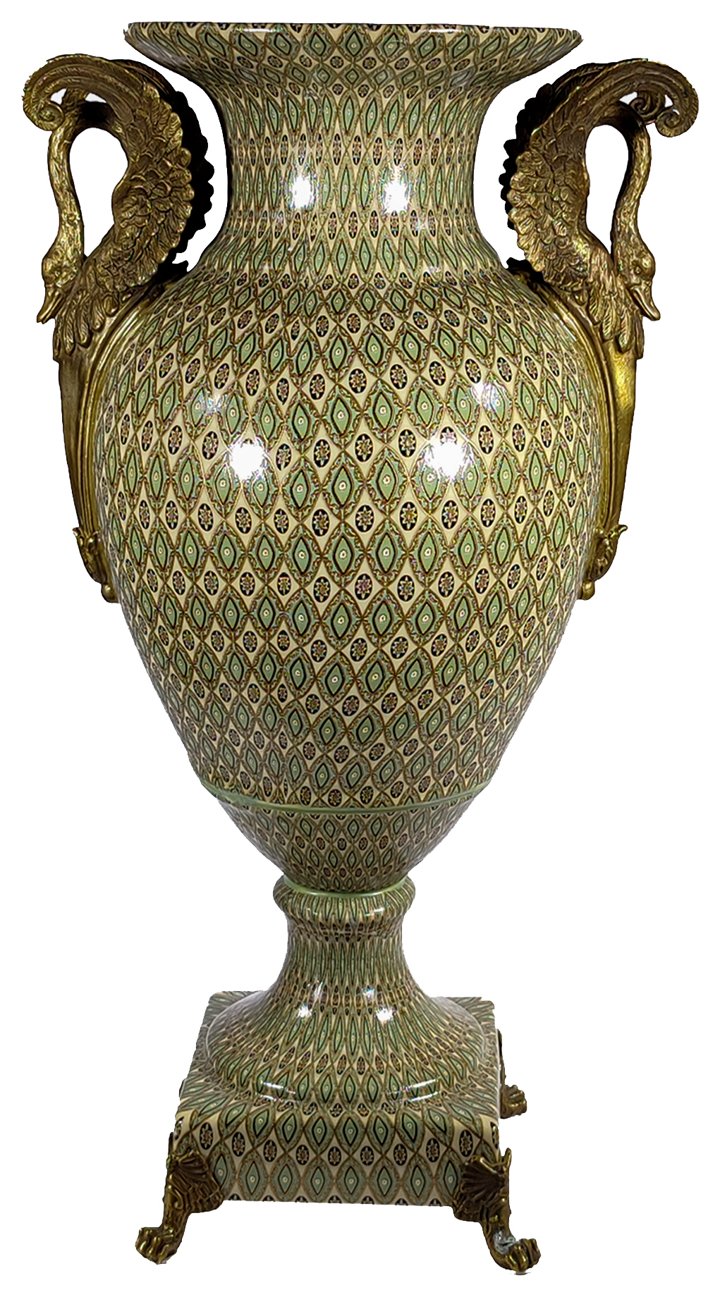 Ваза"Лебедь" Glasar