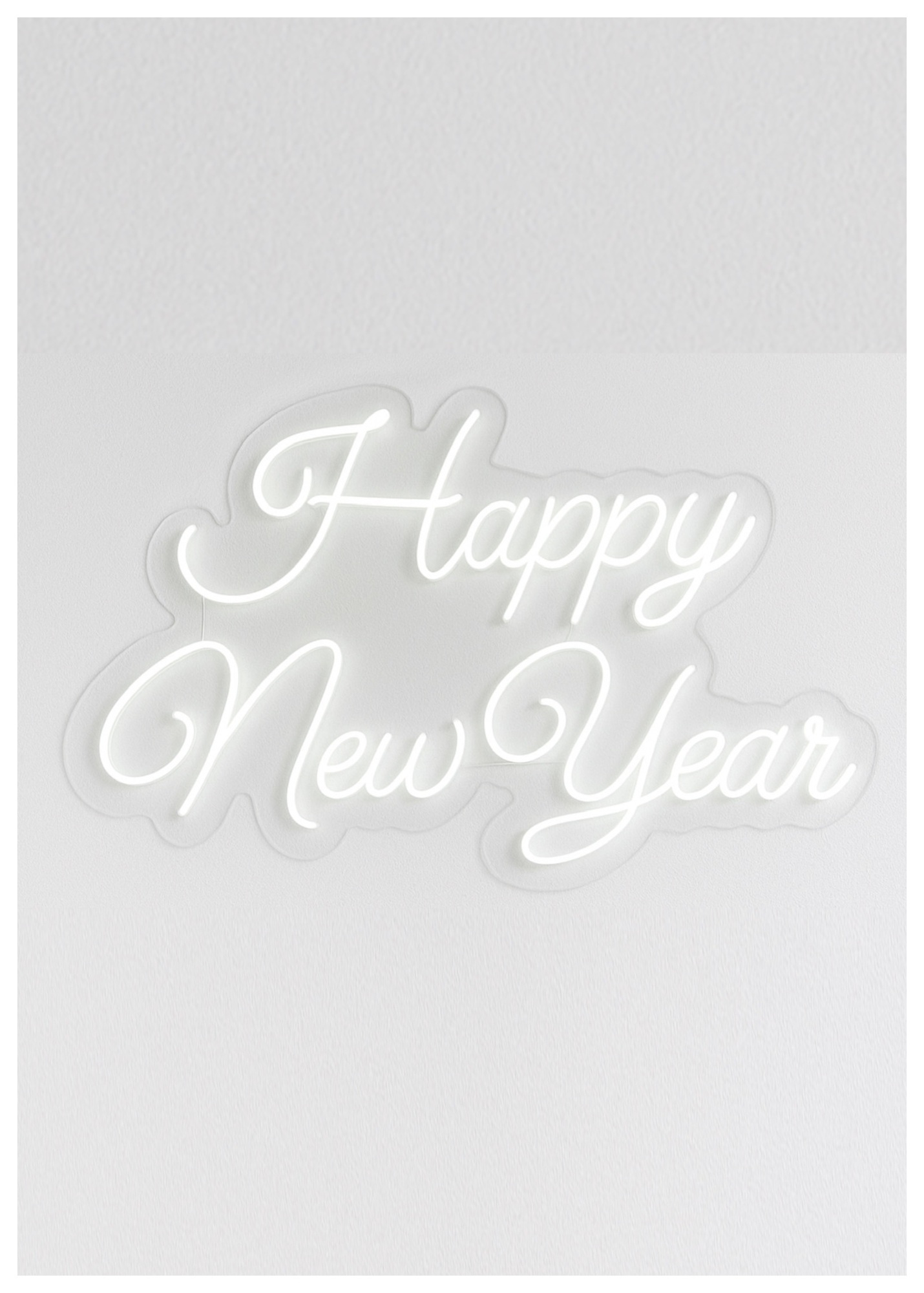 Неоновая вывеска "Happy New Year"