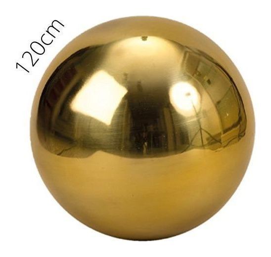 Сфера. Шар Золотой зеркальный - 120 см