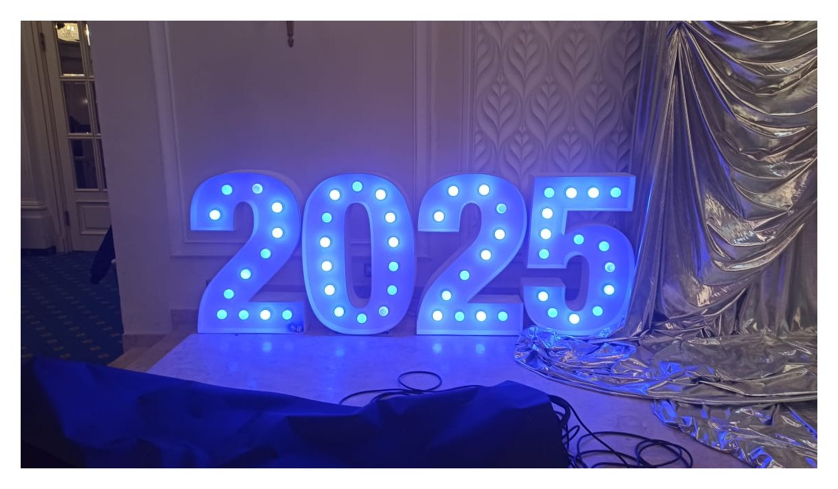 Цифры 2027_белые 75см