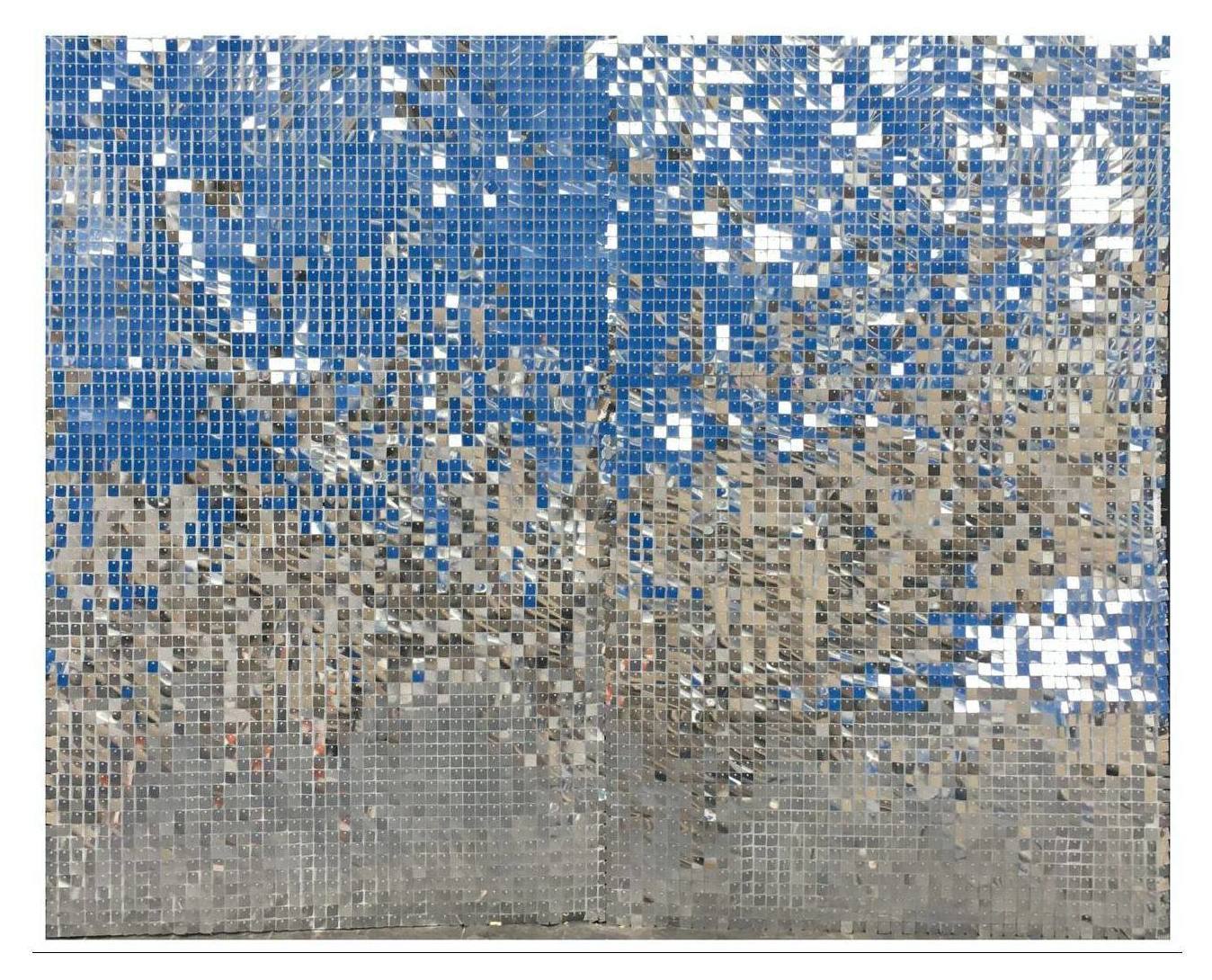 Ширма из пайеток "СИЛВЕР" 210*210