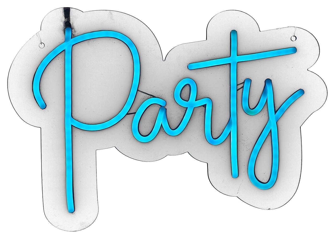 Неоновая надпись "Party" RGB