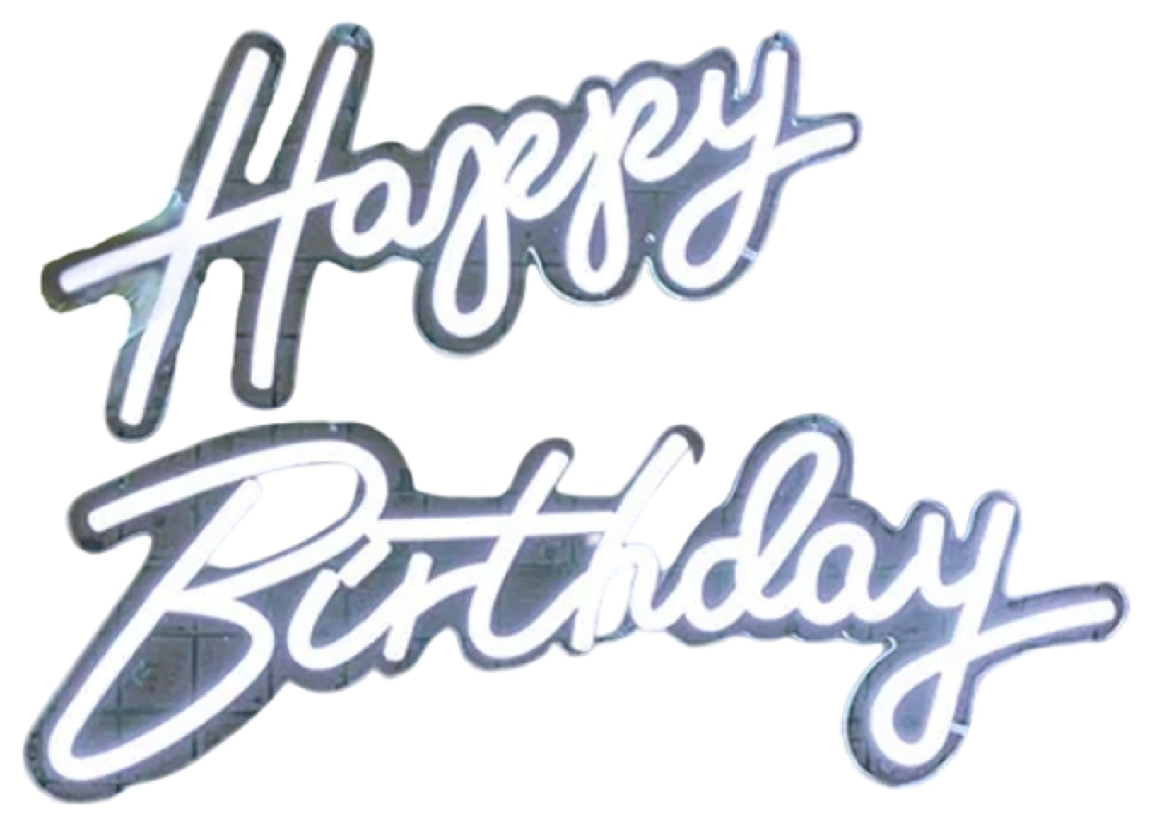Неоновая вывеска «Happy Birthday »