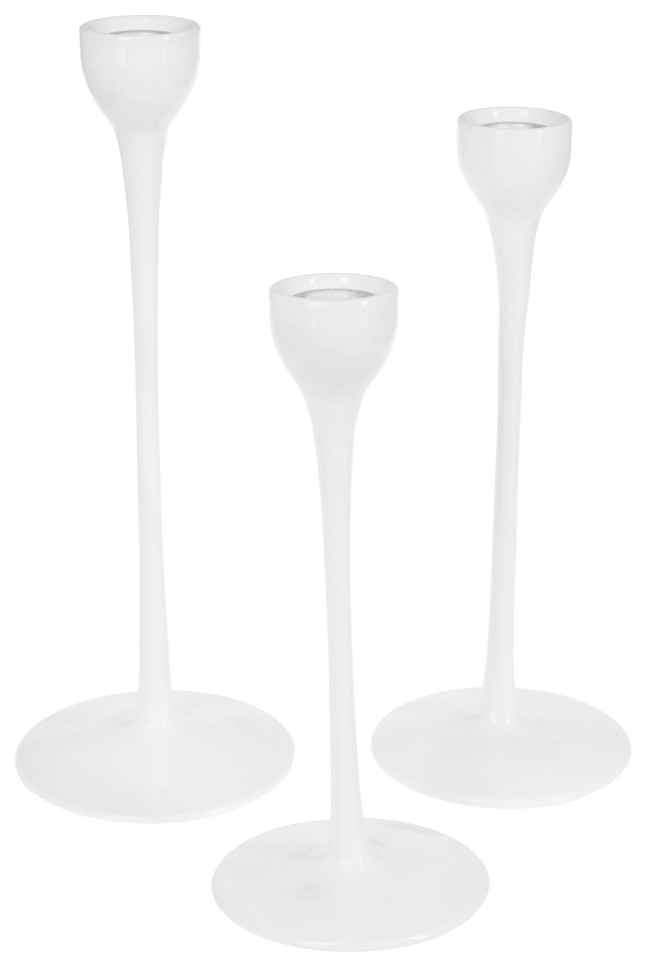 Набор подсвечников "Бломстер" белый