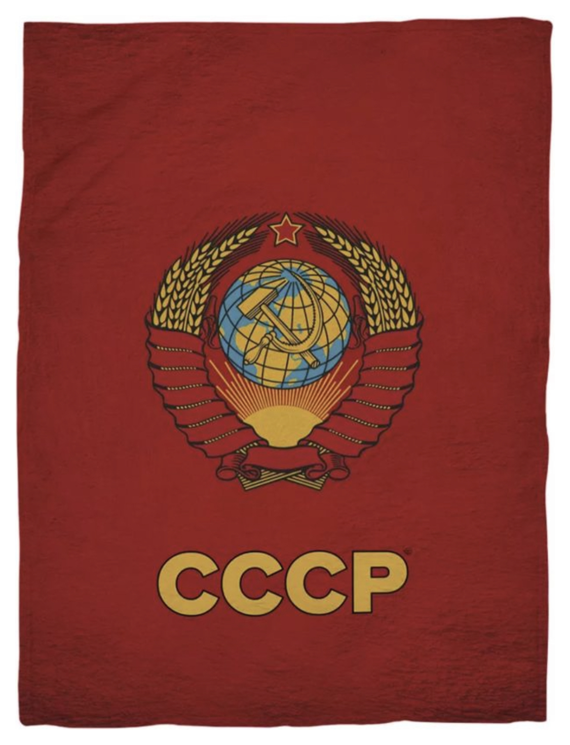 Плед СССР герб