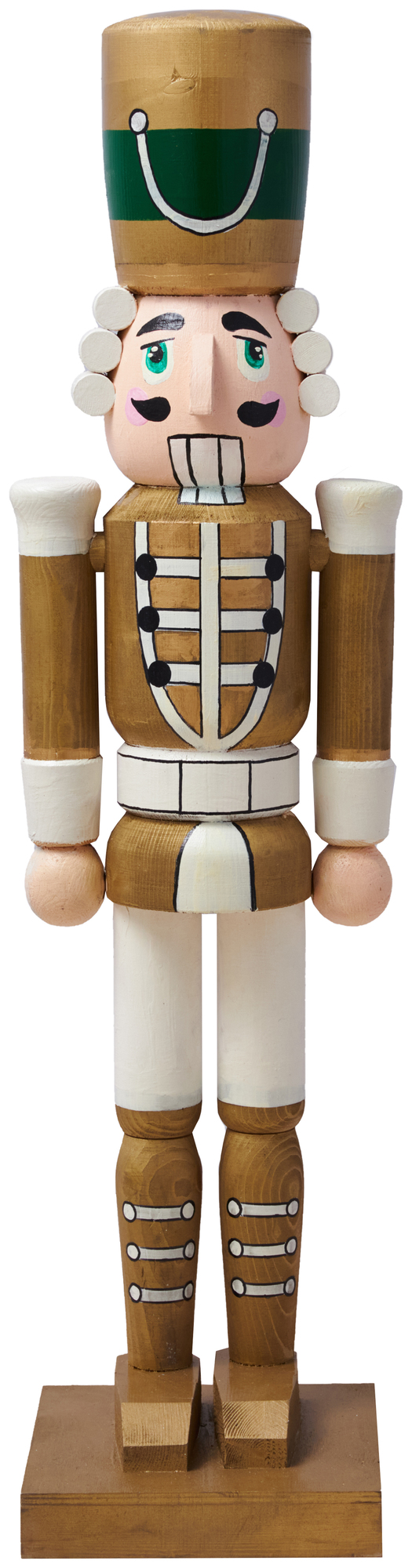 Щелкунчик расписной золотой большой