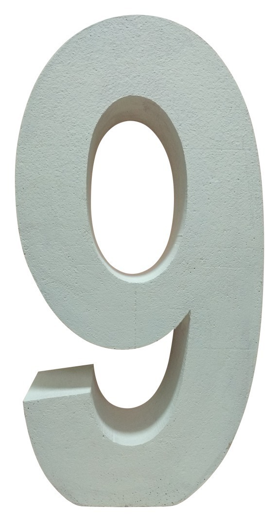 Цифра из пенопласта "9"