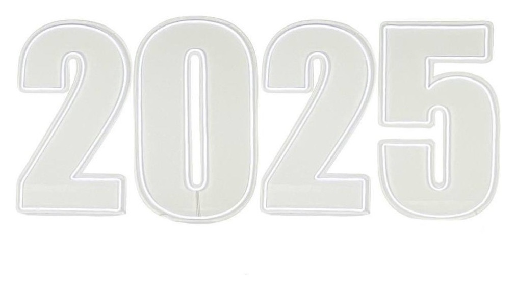 Неоновые цифры 2026