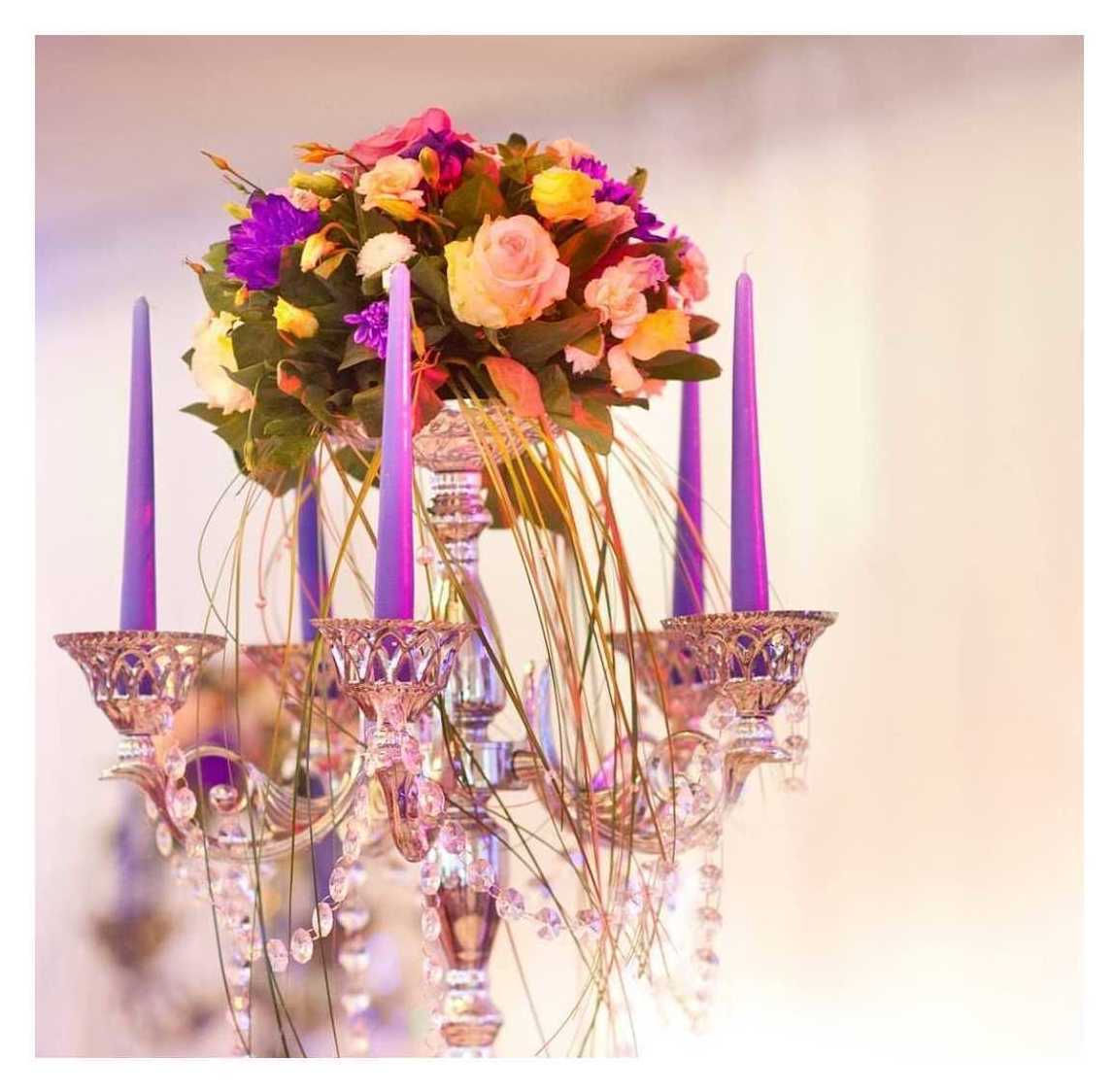 Канделябр серебряный 150/100 см