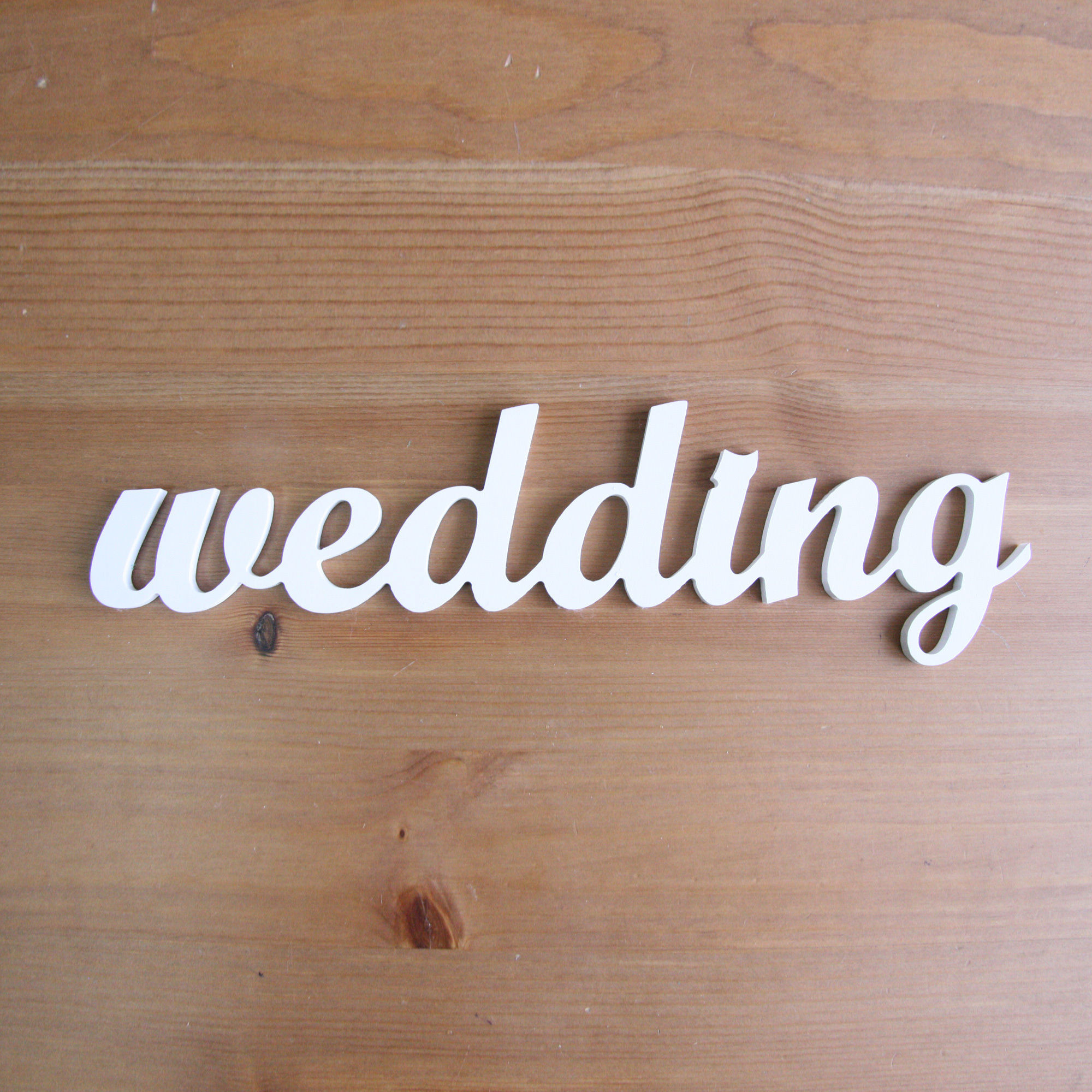 Надпись «Wedding»