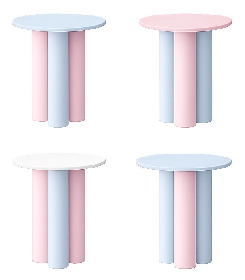 Коктейльный стол "Тру", розовый бархат