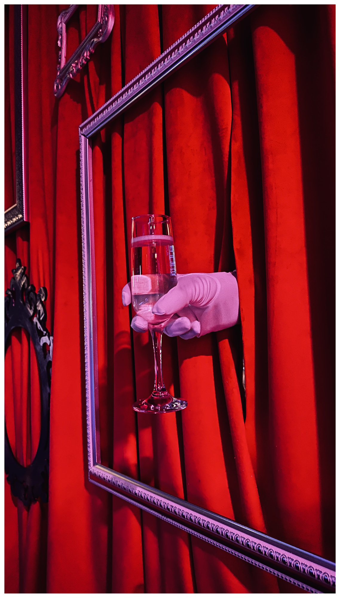Фотозона "Secret Bar" (красный)