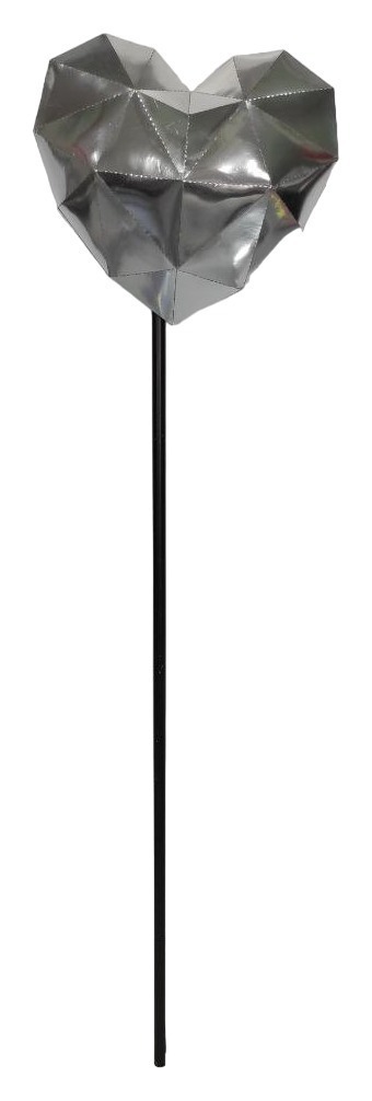 Сердце голографическое XL