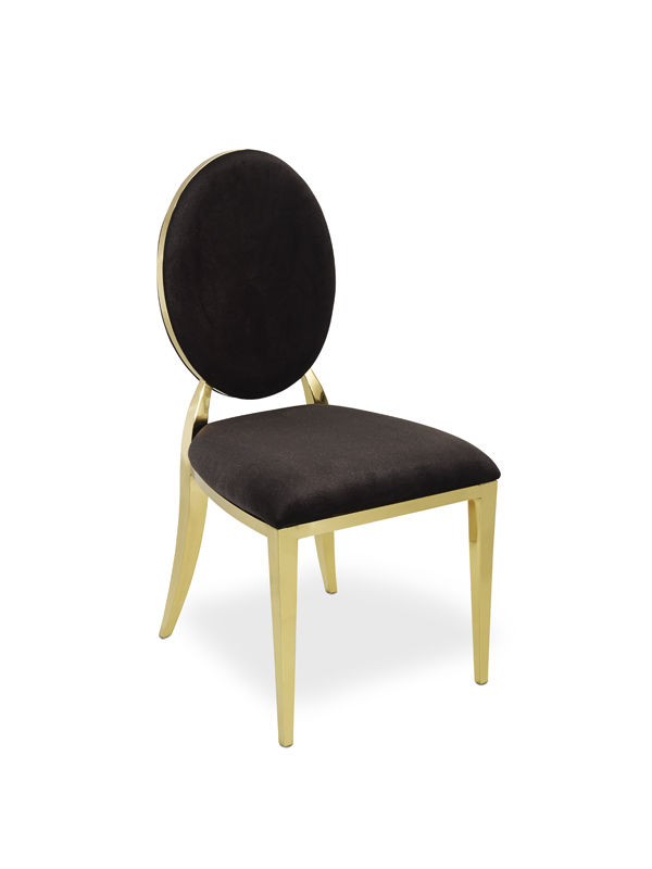 Стул WASHINGTON Gold&Black бархат