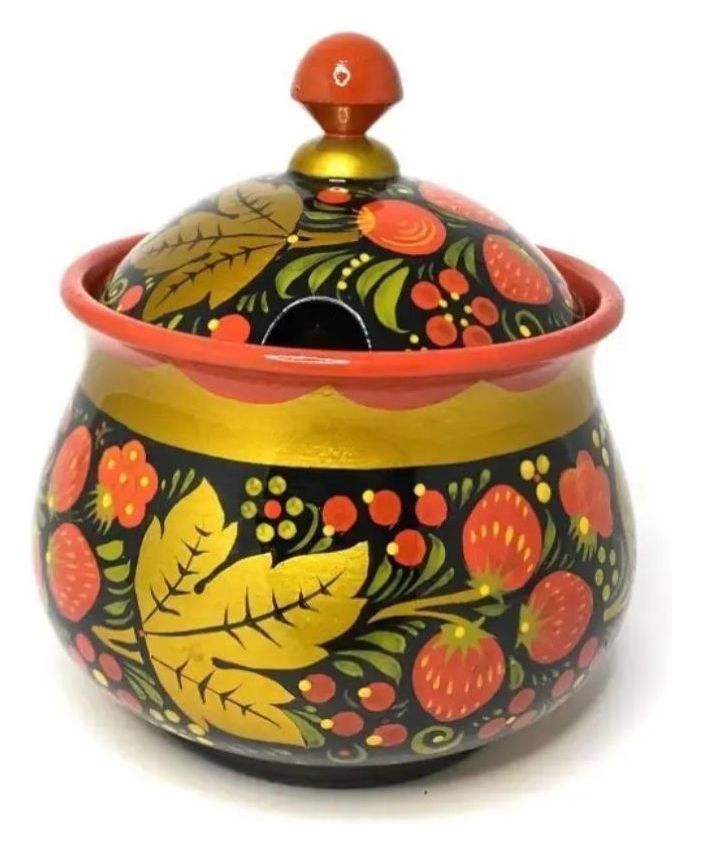 Сахарница Хохлома